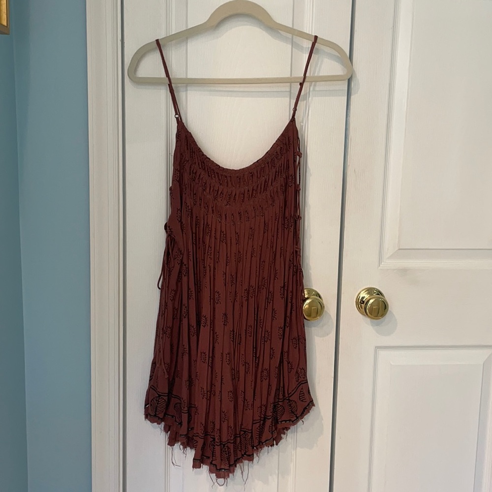 Free People Burnt Orange Sundress